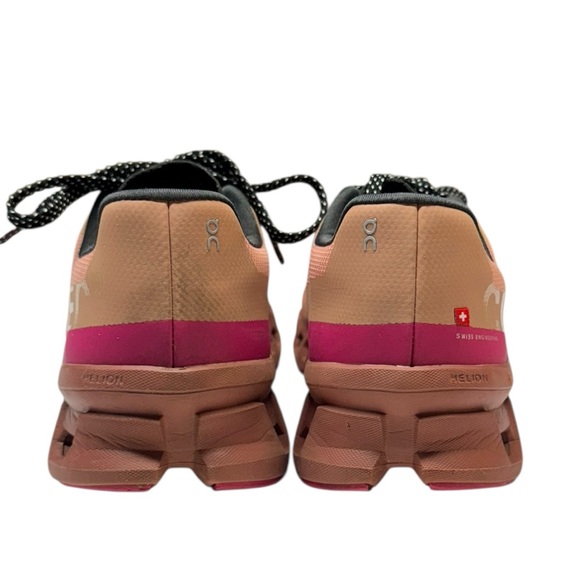 ON Running Cloud Cloudmonster Rose Red Womens Shoes Size 11 Rare - Picture 4 of 10